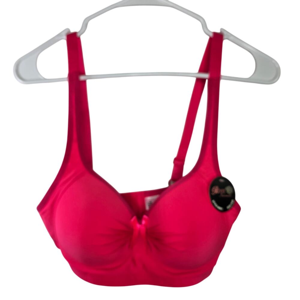 Rose Intimate Hot Pink Padded Bra 34B NWT